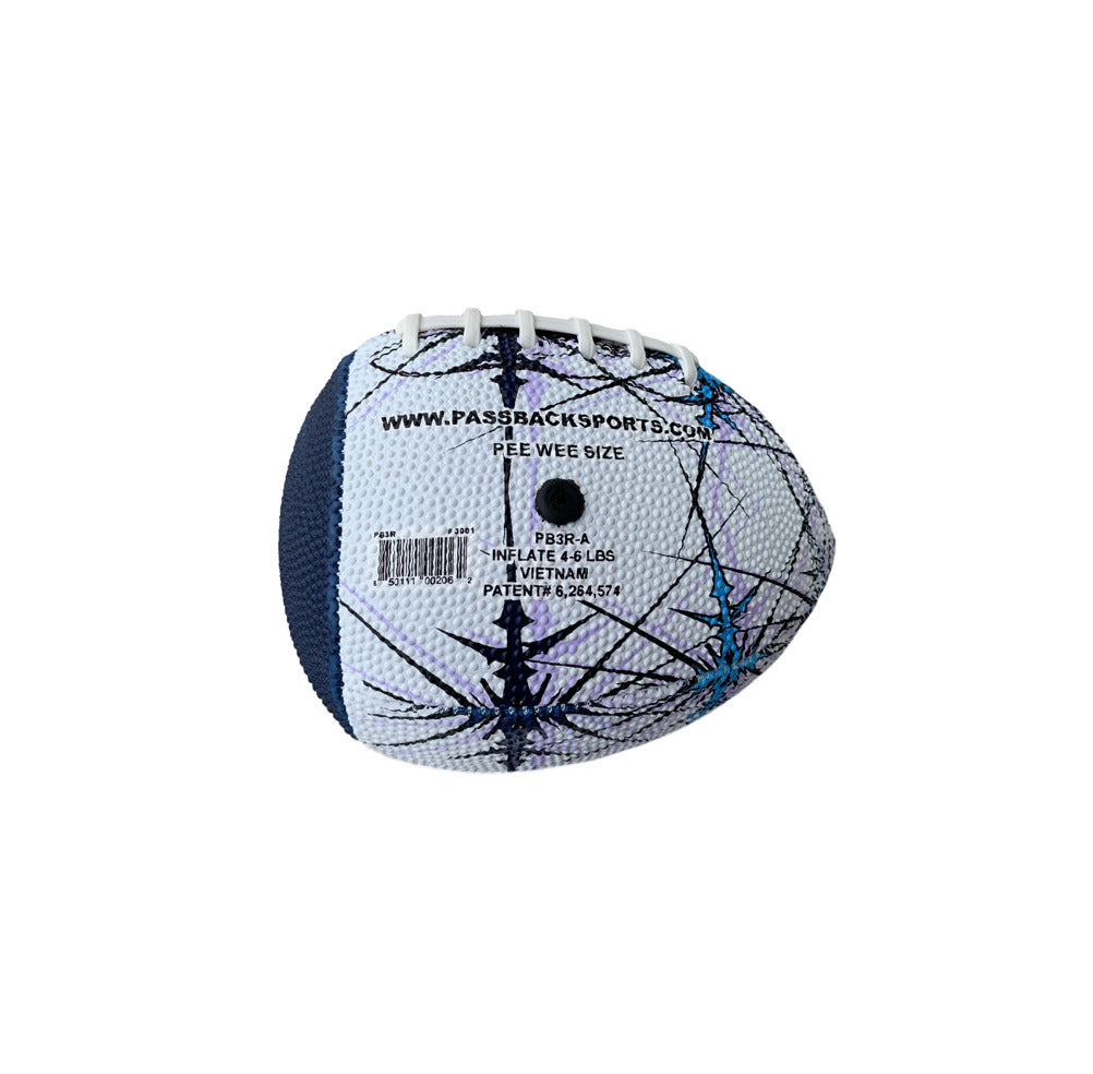 Peewee Rubber Passback Training Football (Ages 4-8)