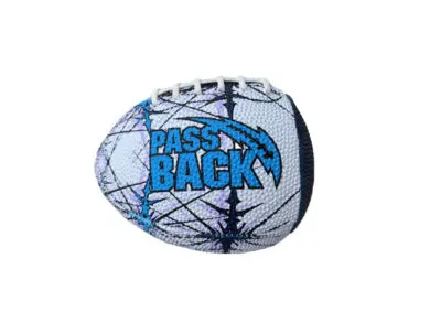 Peewee Rubber Passback Training Football (Ages 4-8)