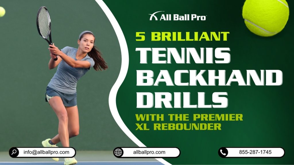 5 Brilliant Tennis Backhand Drills with The Premier XL Rebounder
Master the art of a powerful tennis backhand with these 5 brilliant drills using The Premier XL Rebounder! Whether you're focusing on technique, placement, power, or transitioning to the net, this rebounder is your ultimate tool for refining every aspect of your backhand. Get ready to take control of the court and elevate your game!