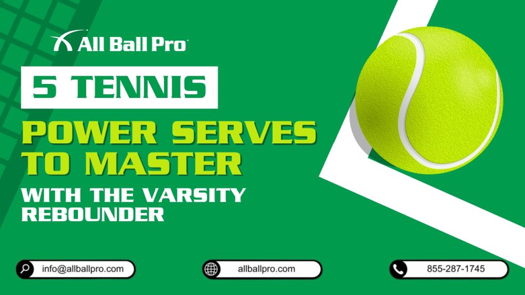 5 Tennis Power Serves to Master with The Varsity Rebounder
Take your tennis serves to the next level with the Varsity Rebounder by All Ball Pro. This article covers five essential power serves that can sharpen your technique, increase accuracy, and enhance your overall performance on the court. Learn how strategic drills using the rebounder can help you master flat, kick, slice, power, and body serves to dominate every match with confidence.