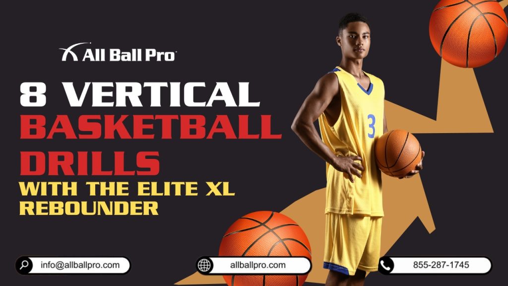 8 Vertical Basketball Drills with The Elite XL Rebounder
Increase your vertical jump and explosiveness with eight vertical basketball drills using the Elite XL Rebounder. These drills target your leg strength, speed, and overall athleticism. Ideal for players looking to rise above the competition and improve their dunking or shot-blocking abilities.