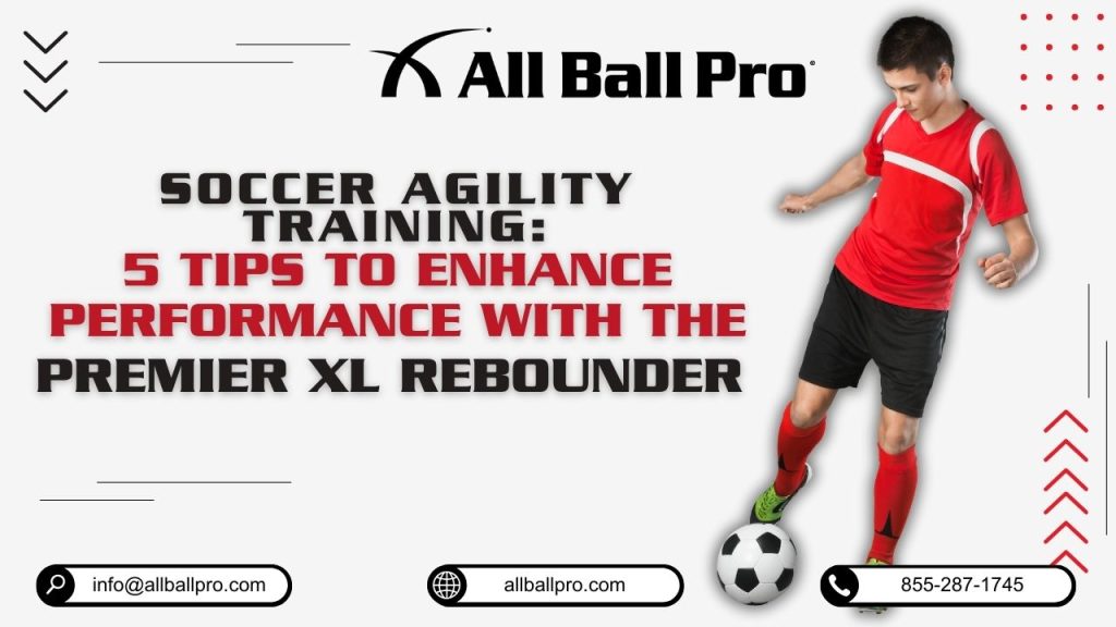 Soccer Agility Training: 5 Tips to Enhance Performance with the Premier XL Rebounder The article provides 5 tips for soccer players and coaches to improve agility and overall performance using the Premier XL Rebounder from All Ball Pro. It covers how the rebounder can be utilized to master ball control through repetitive drills, enhance shooting accuracy with an adjustable target, enable high-intensity conditioning workouts, allow for all-weather training, and hone soccer-specific skills like footwork and reaction time. The article highlights the versatility of the Premier XL Rebounder in providing a dynamic training tool to elevate key abilities like agility, balance, ball mastery, and fitness for soccer players of all levels. Overall, it presents the rebounder as a valuable piece of equipment for taking a soccer player's agility and on-field performance to new heights.