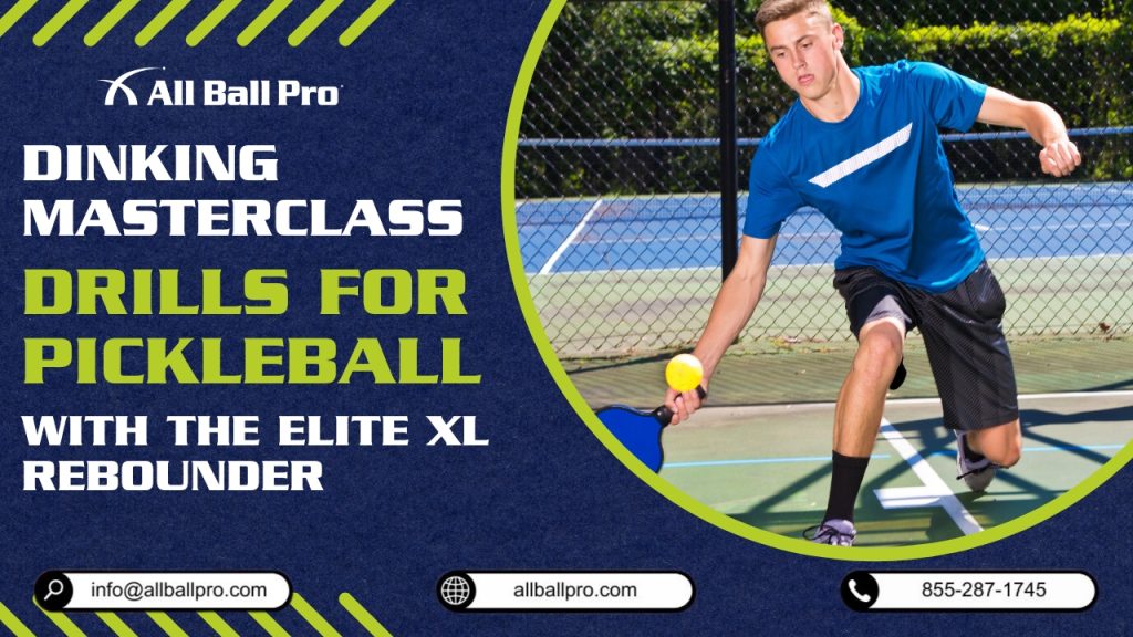 Dinking Masterclass Drills for Pickleball with The Elite XL Rebounder
Fine-tune your dinking skills with this focused masterclass. These drills are your key to precision and finesse on the pickleball court.