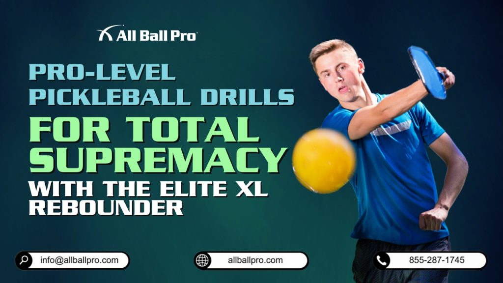 Pro-Level Pickleball Drills for Total Supremacy with The Elite XL Rebounder
Train like a pro with advanced pickleball drills that improve your footwork, shot placement, and court awareness. The Elite XL Rebounder is the perfect partner for mastering high-level pickleball techniques.